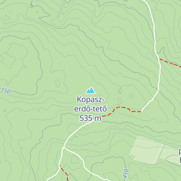 Map of Kopasz-erdő-tető