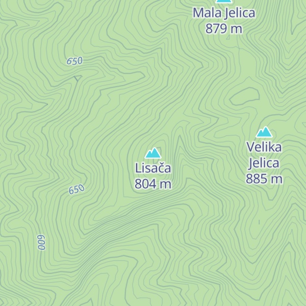 Map of Lisača
