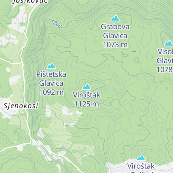 Map of Viroštak