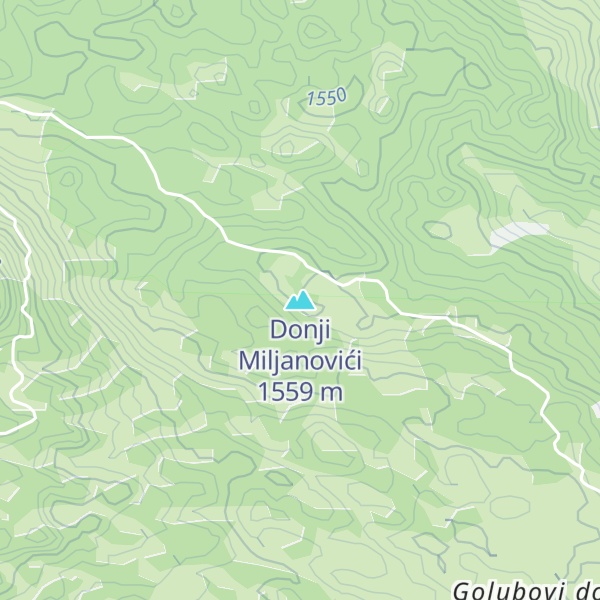 Map of Donji Miljanovići