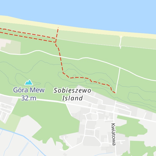 Map of Góra Orla