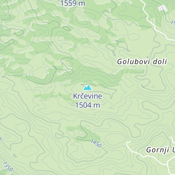 Map of Krčevine