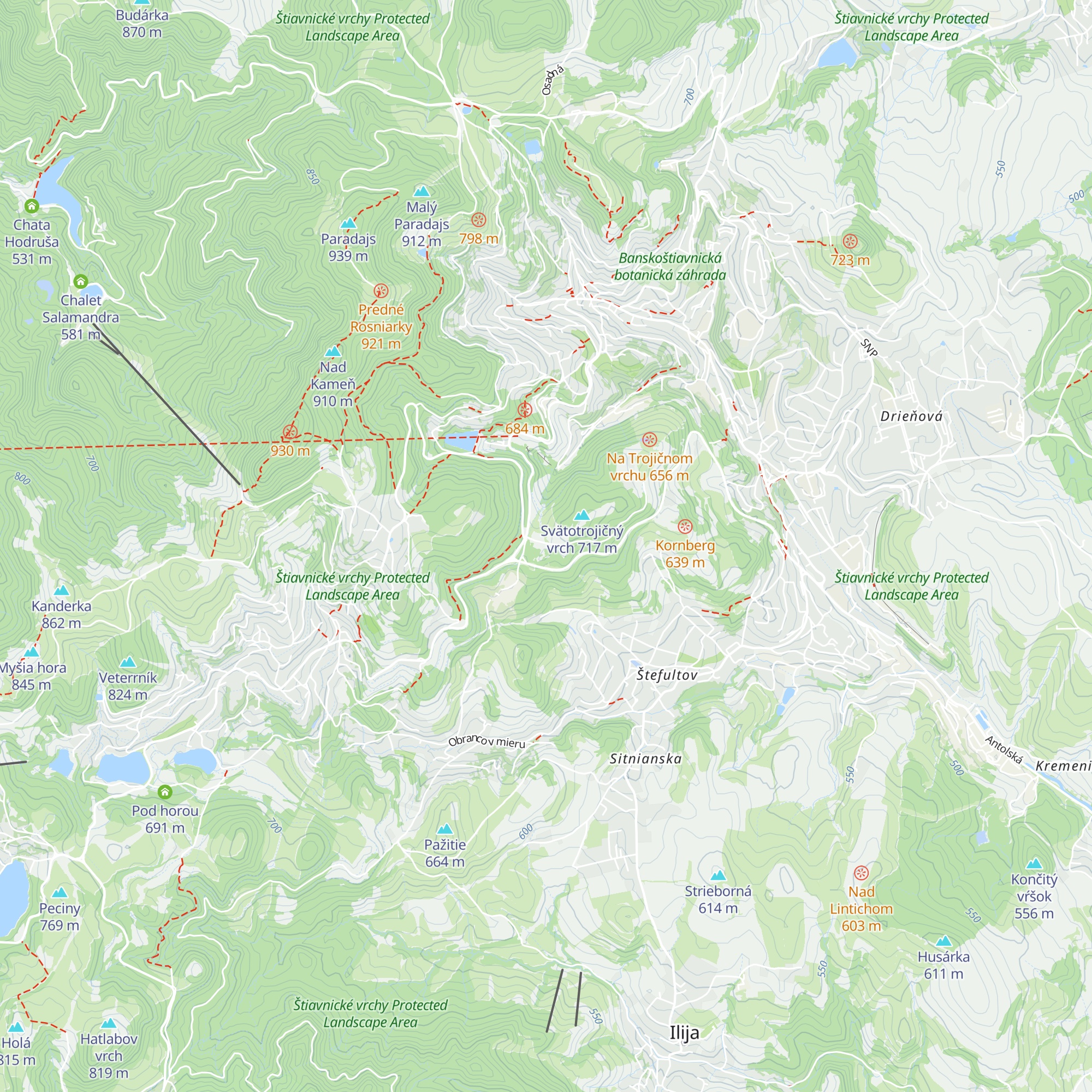 Banícky dom map