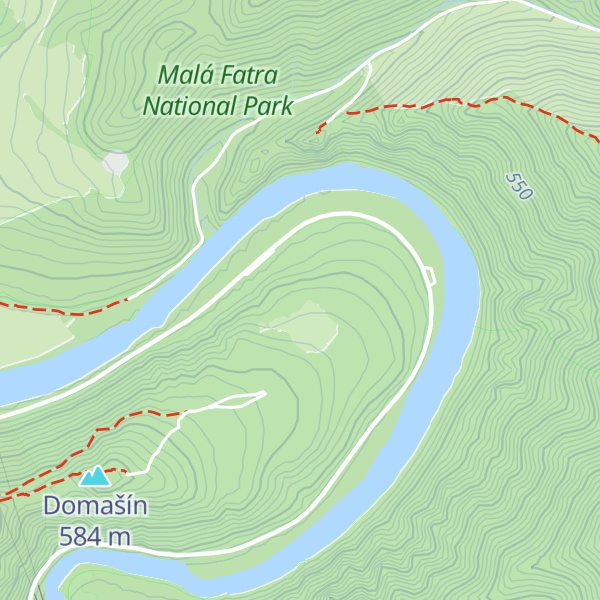 Map of Chata Domašín