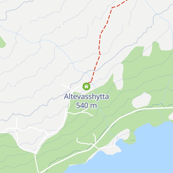 Map of Altevasshytta