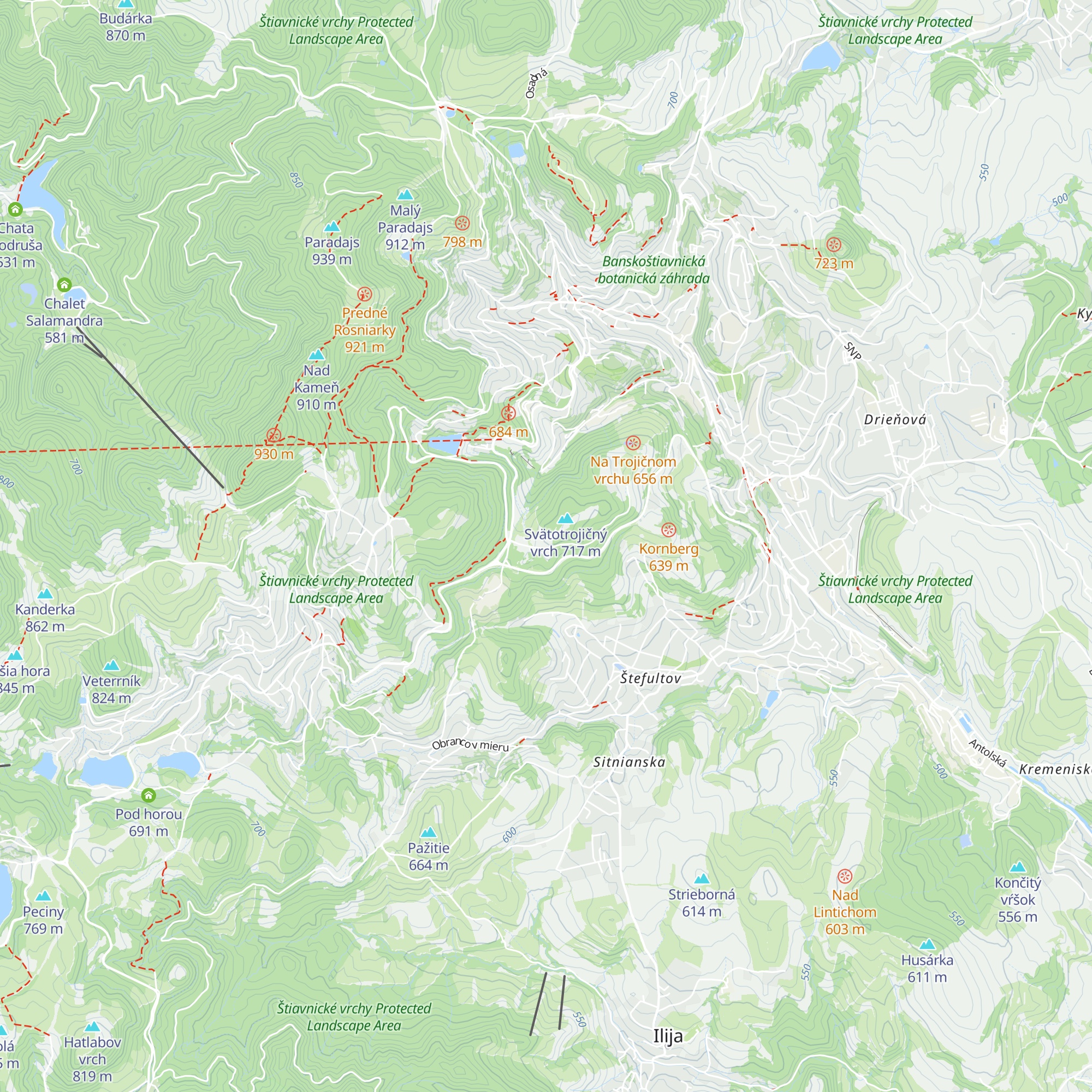 Banícky dom map