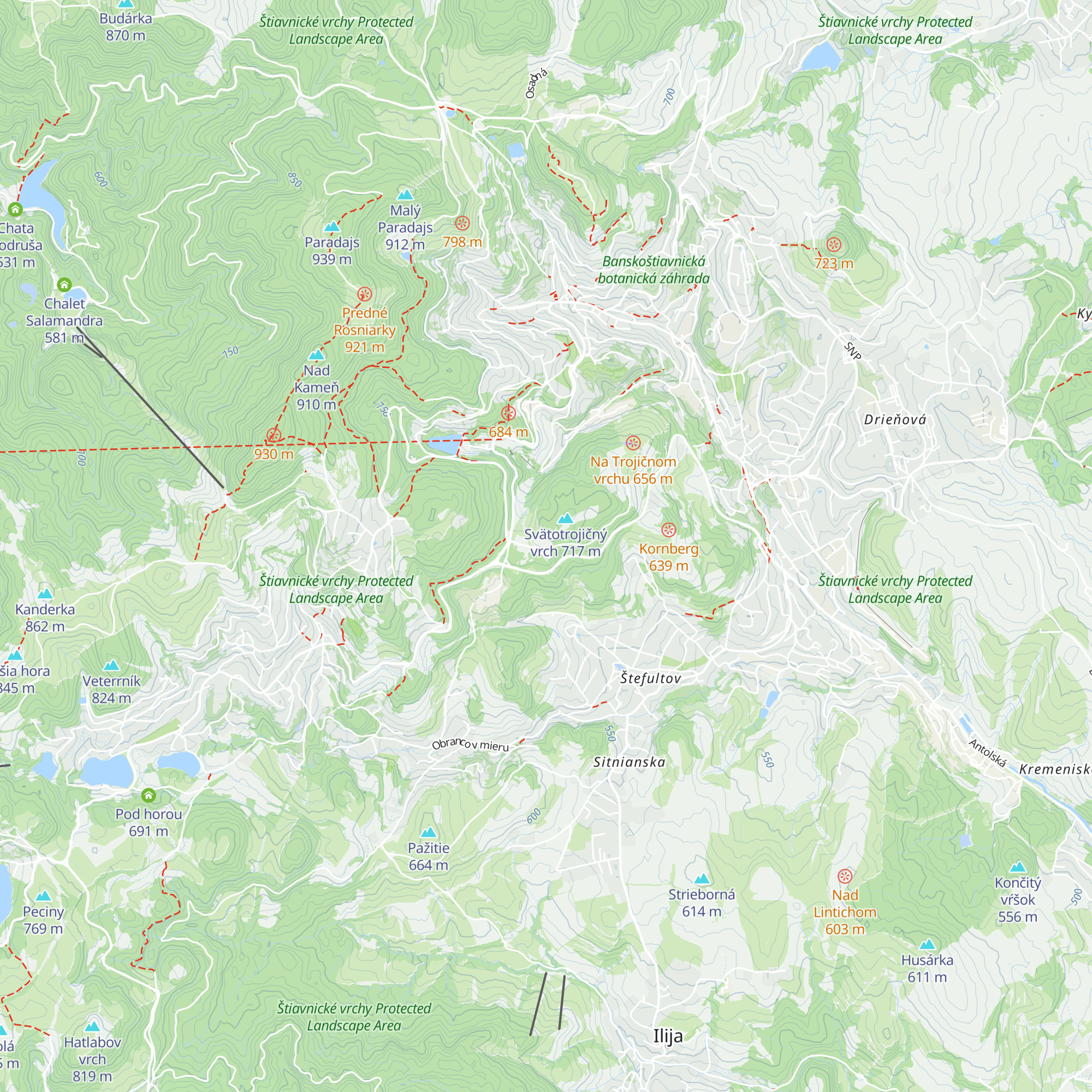 Banícky dom map