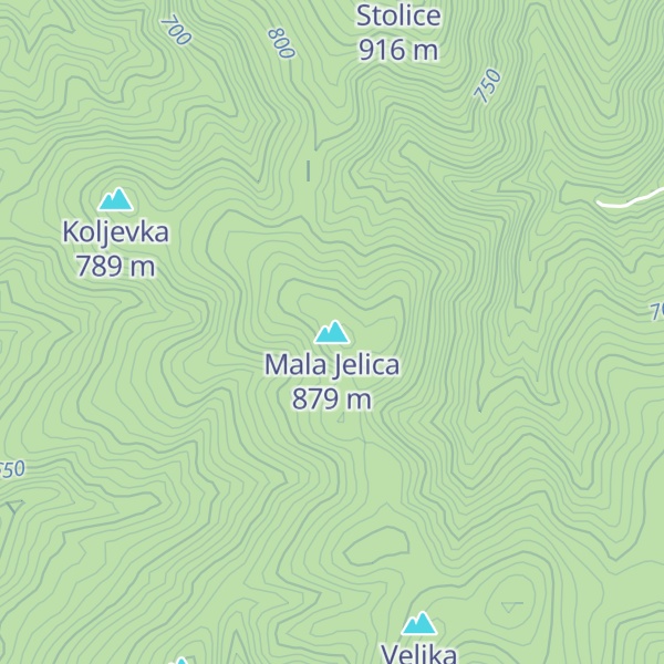 Map of Mala Jelica