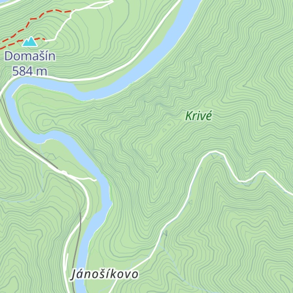 Map of Krivé
