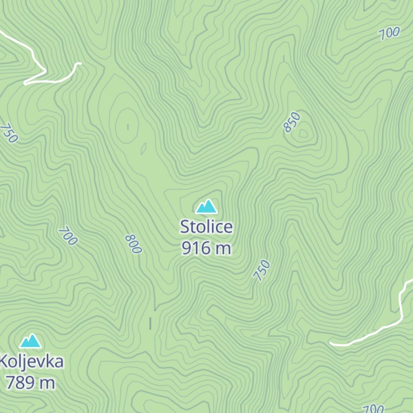 Map of Stolice