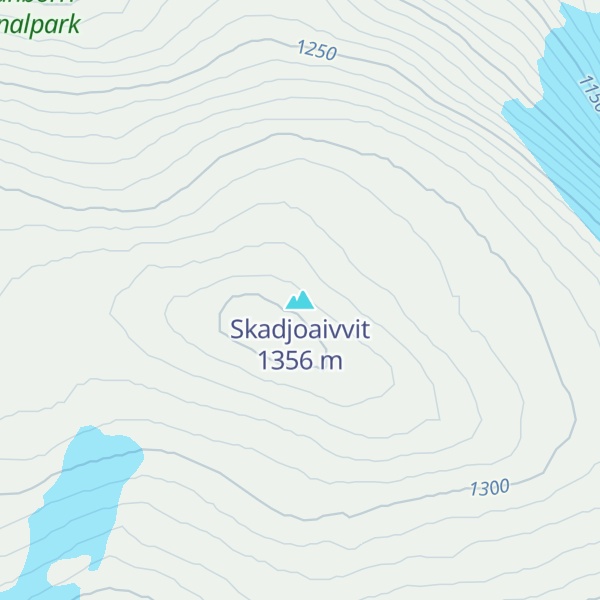Map of Skadjoaivvit