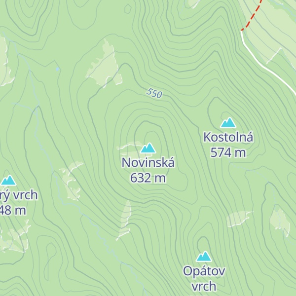 Map of Novinská