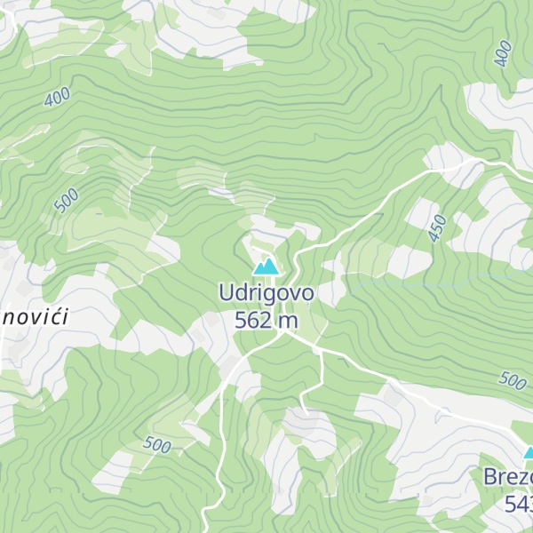 Map of Udrigovo