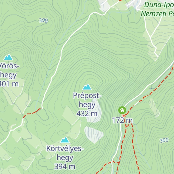 Map of Prépost-hegy