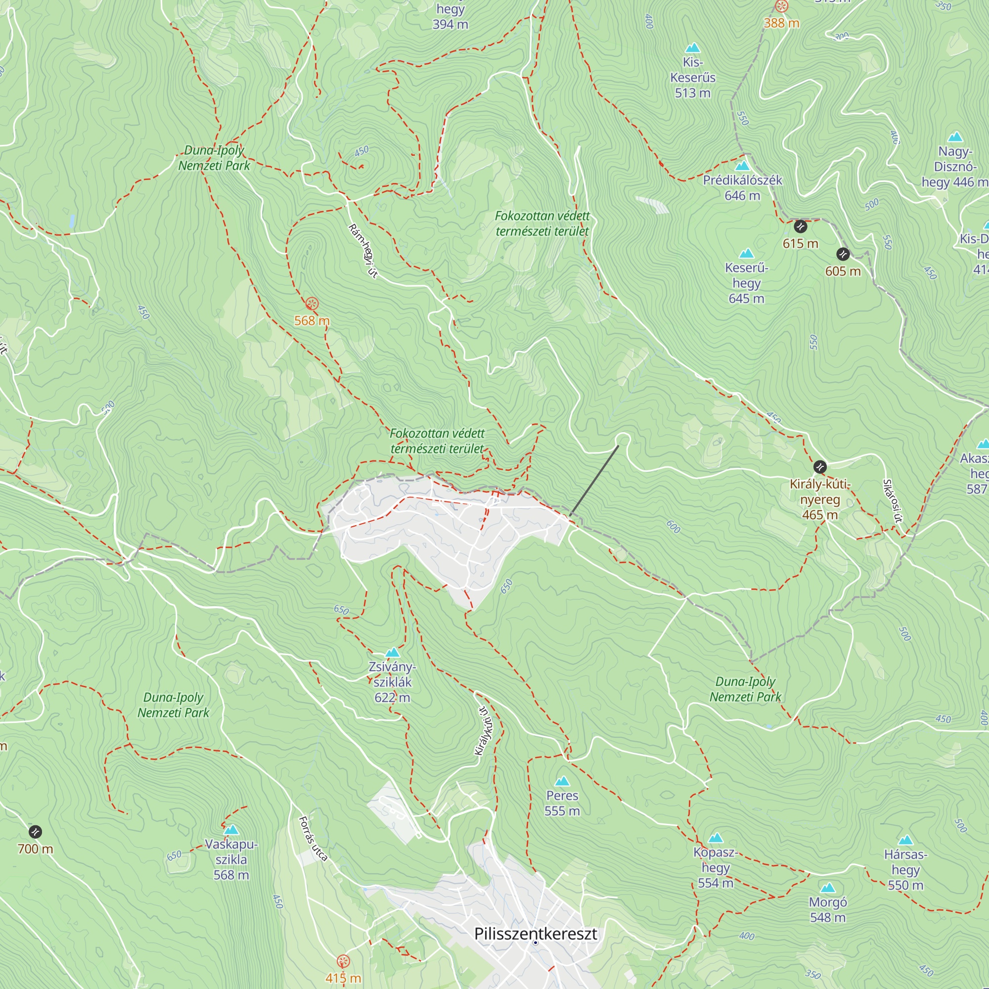Báró Eötvös Loránd Menedékház map