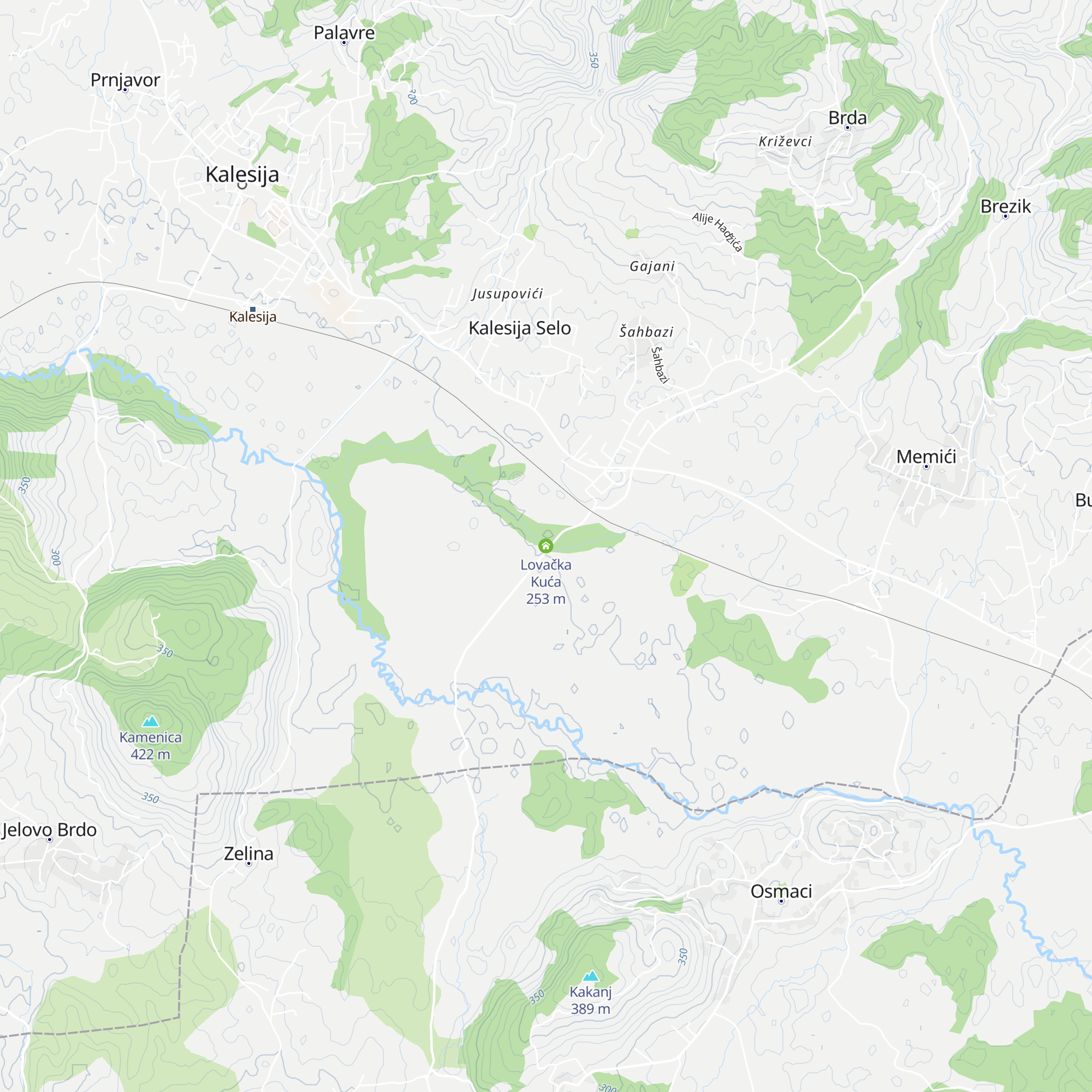 Lovačka Kuća map