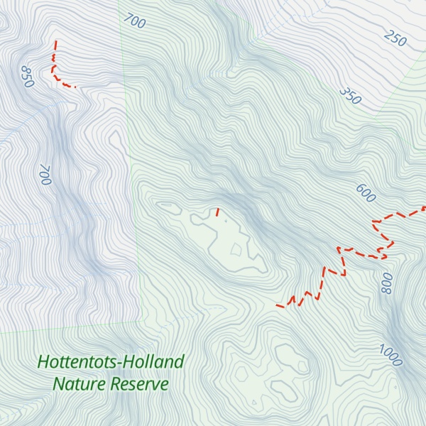Map of Stellenboschberg