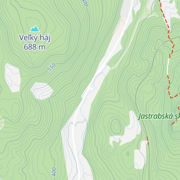 Map of Zlatý strom