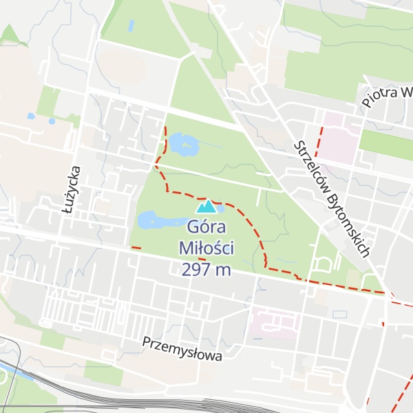 Map of Góra Miłości