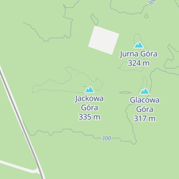 Map of Jackowa Góra