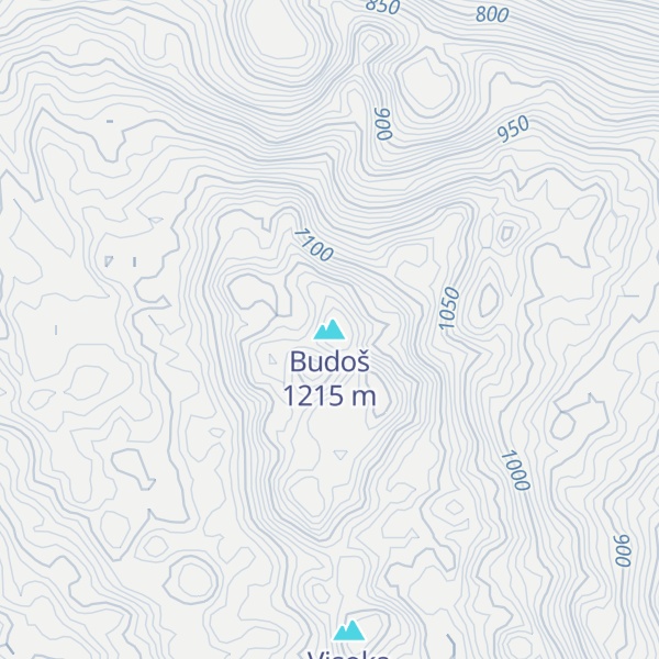 Map of Budoš