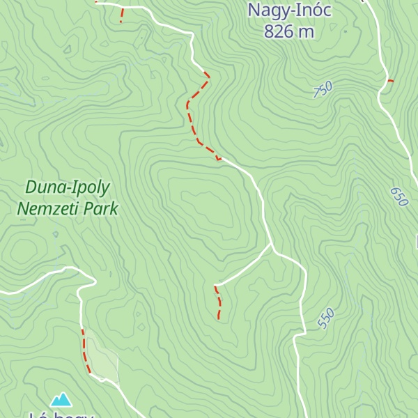 Map of Kis-Inóc