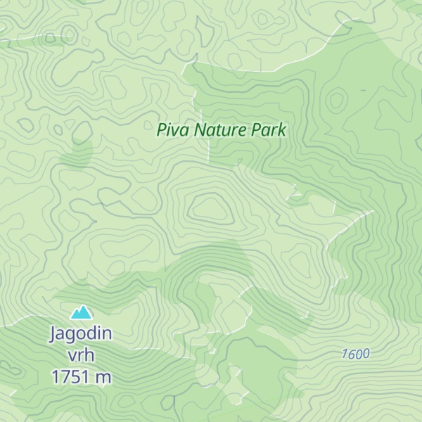 Map of Tršteno brdo