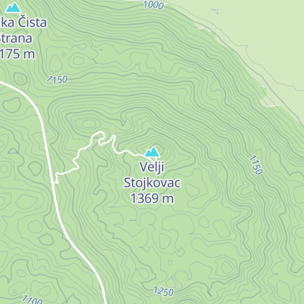Map of Velji Stojkovac