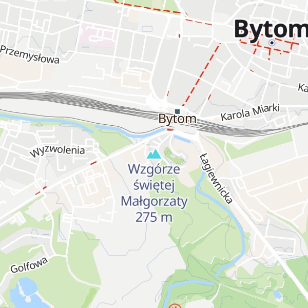 Map of Wzgórze świętej Małgorzaty