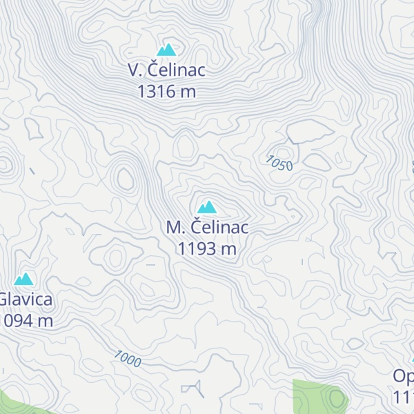 Map of M. Čelinac