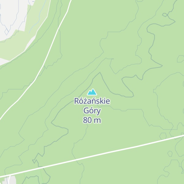 Map of Różańskie Góry