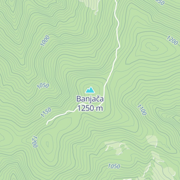 Map of Banjača