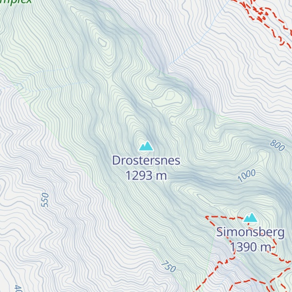 Map of Drostersnes