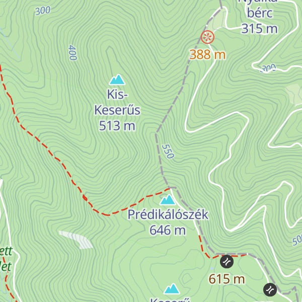 Map of Üstök-hegy