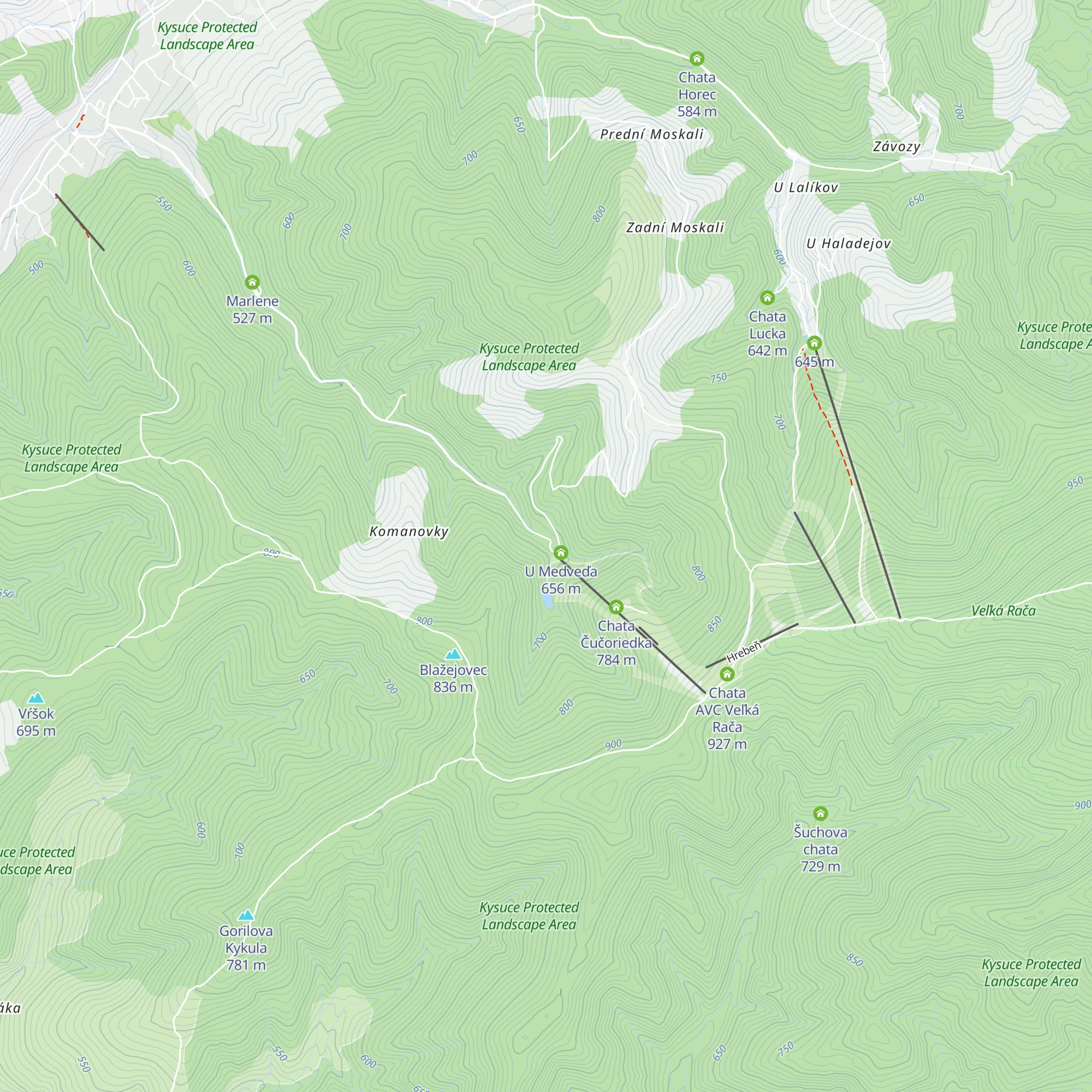 Penzión Dedovka map