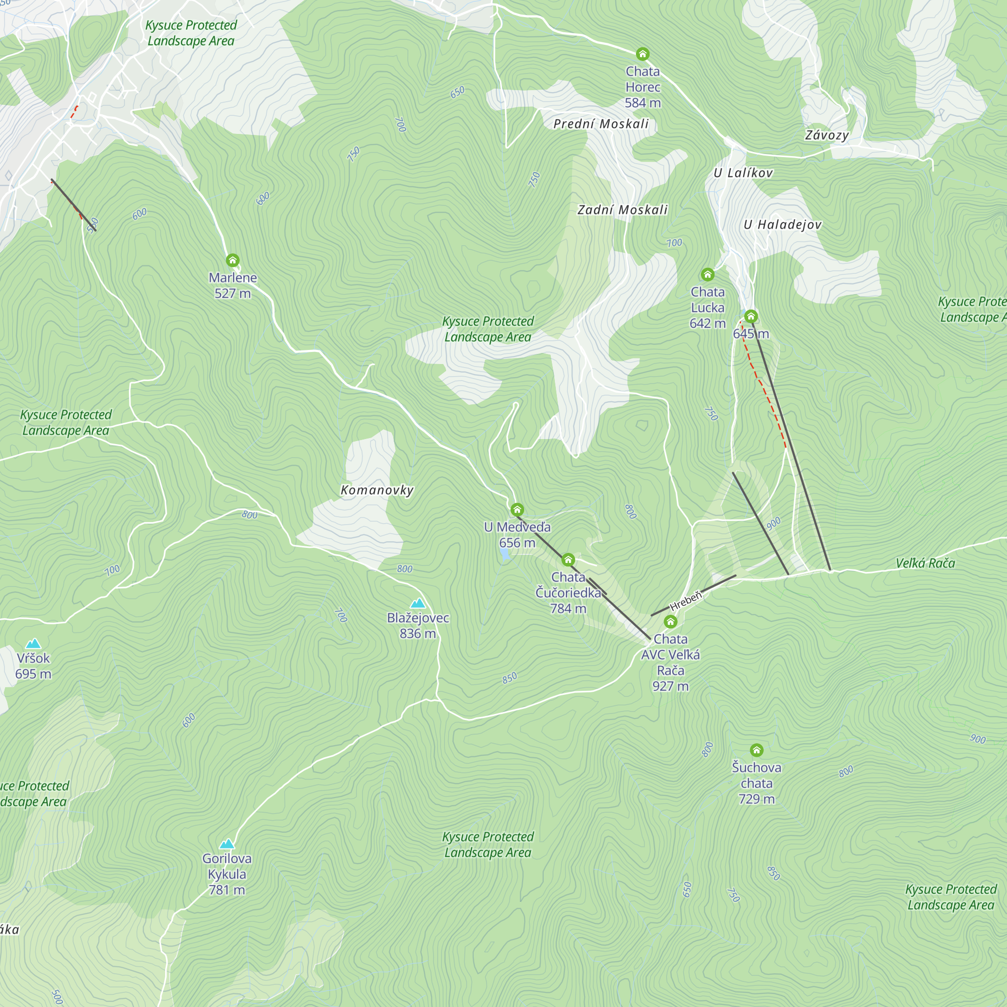Penzión Dedovka map