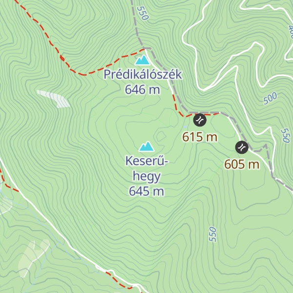 Map of Keserű-hegy