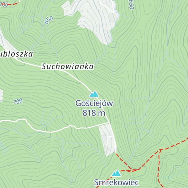 Map of Gościejów
