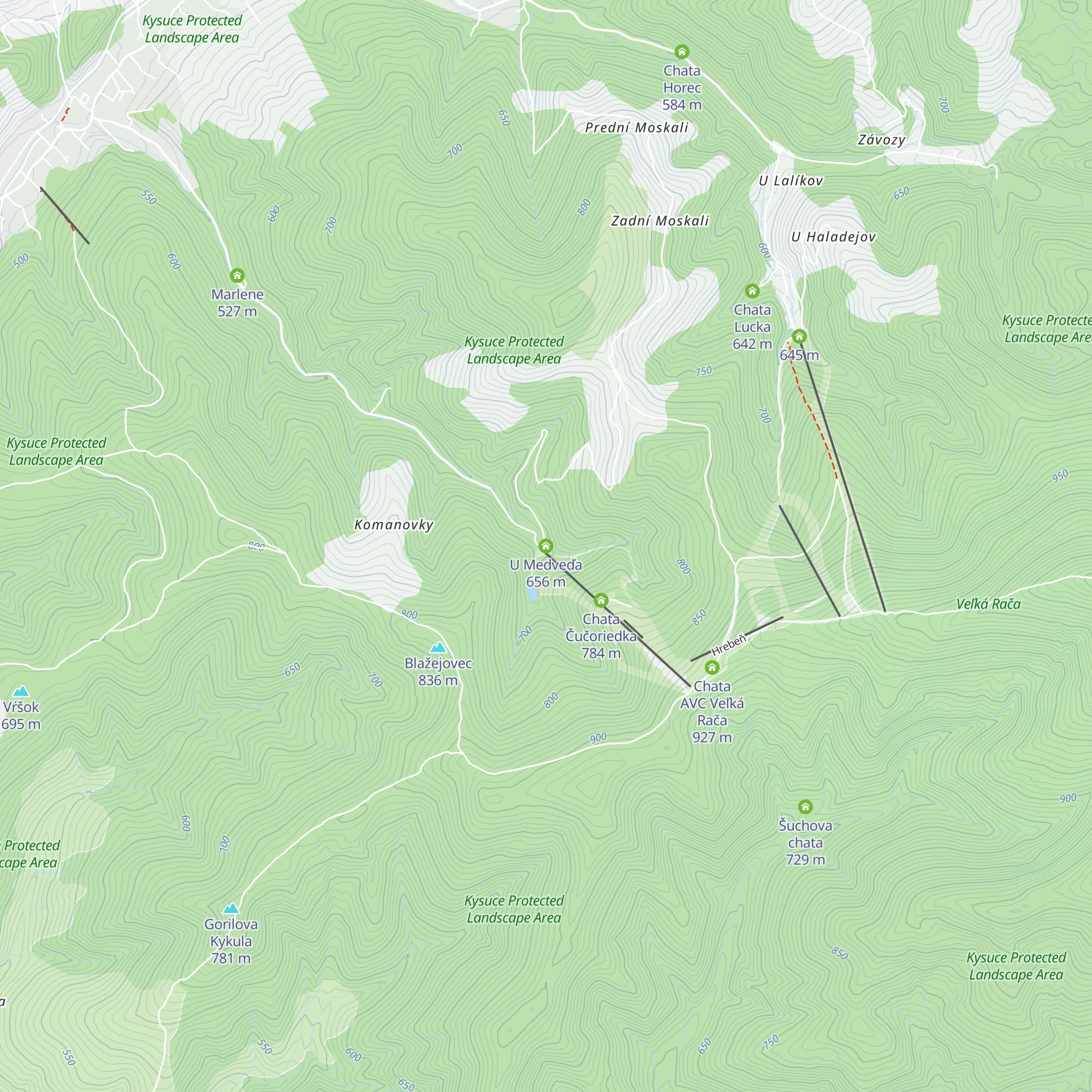 U Medveďa map