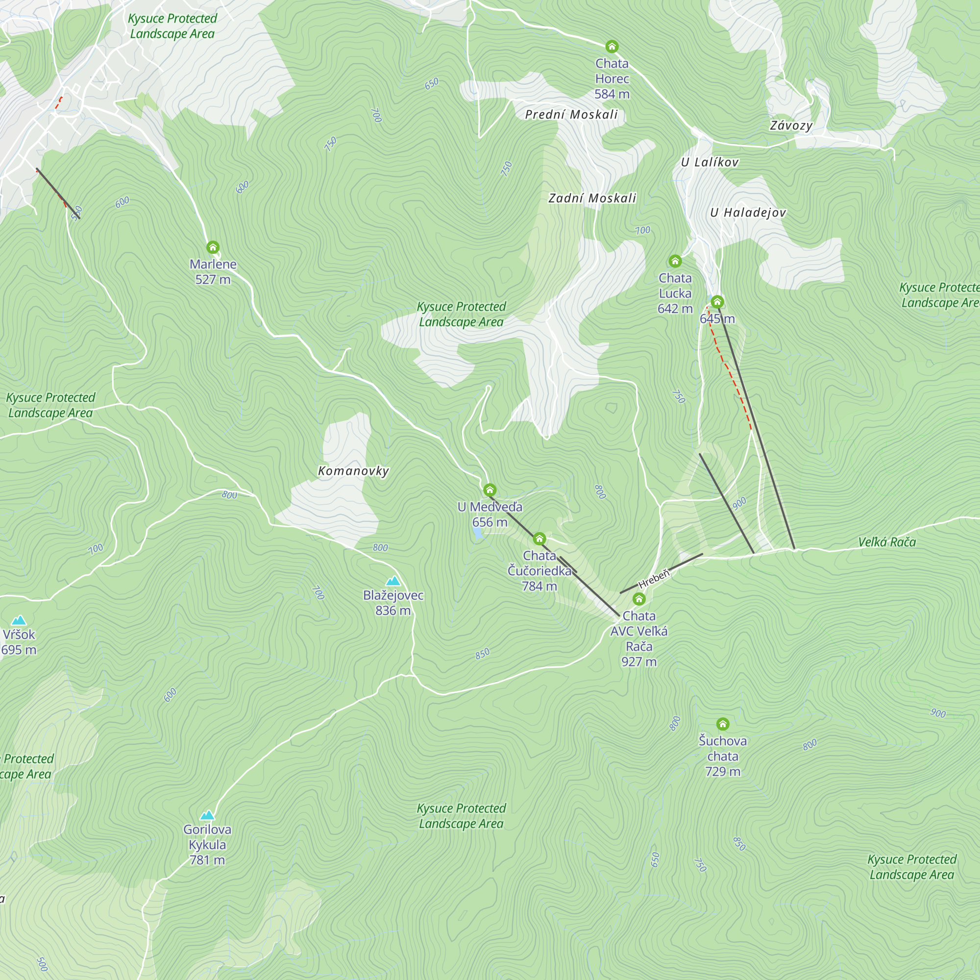 U Medveďa map