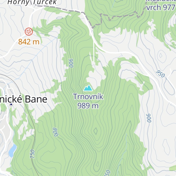 Map of Trnovník