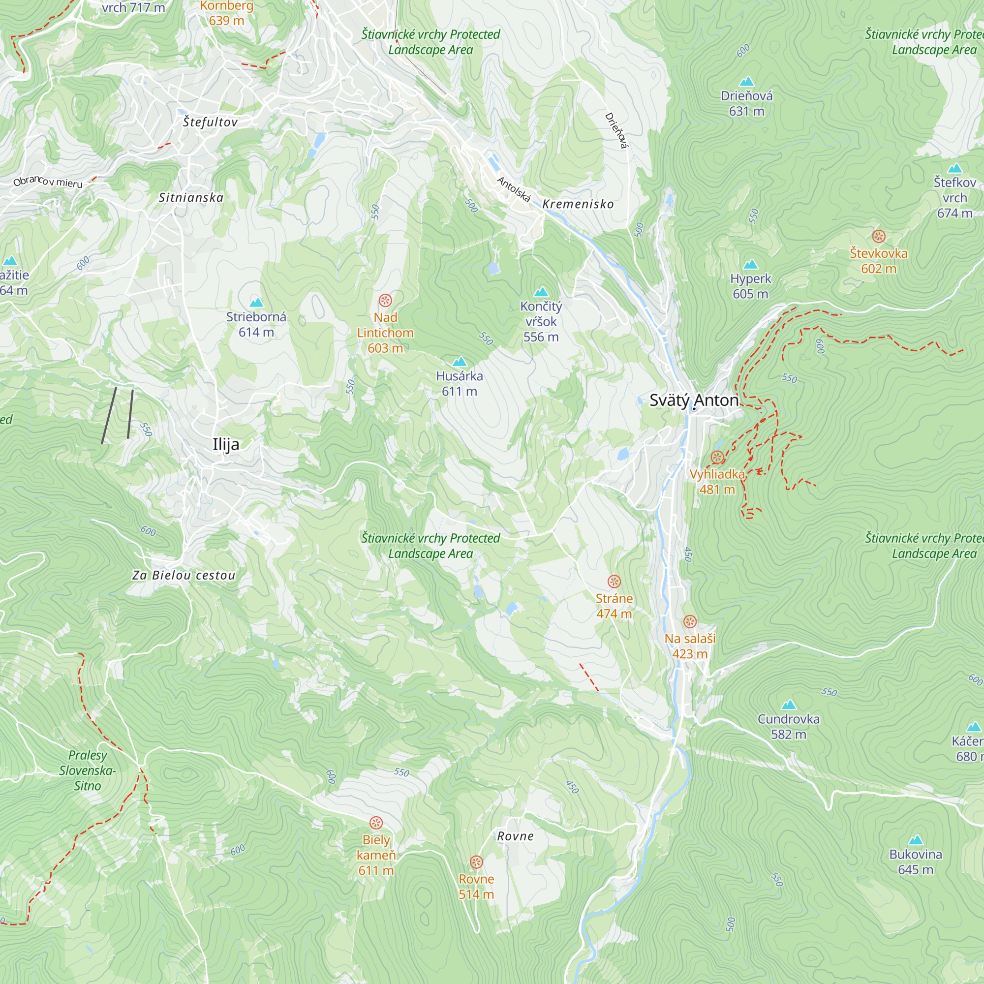 Krtkov dom map