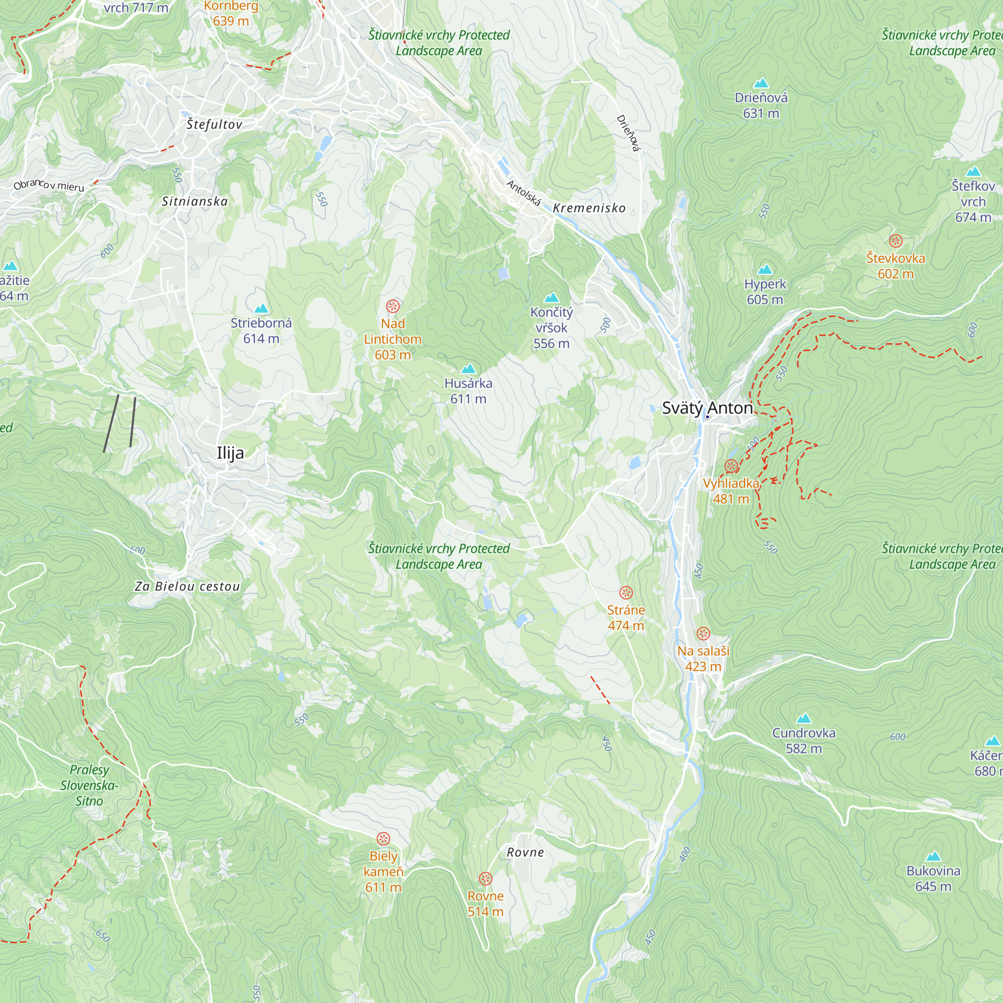 Krtkov dom map