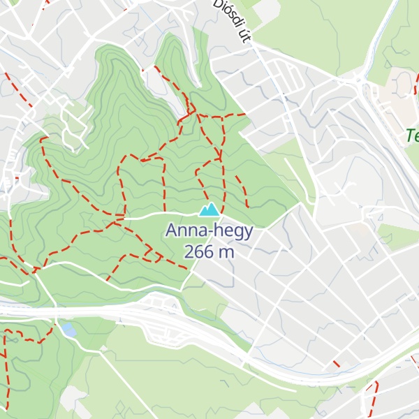 Map of Anna-hegy