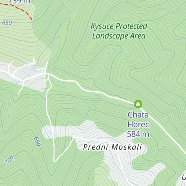 Map of Kysucká koliba