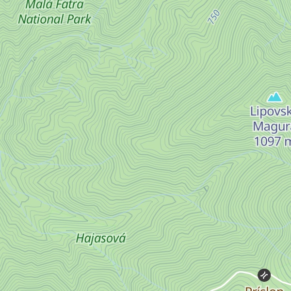 Map of Čierťaž