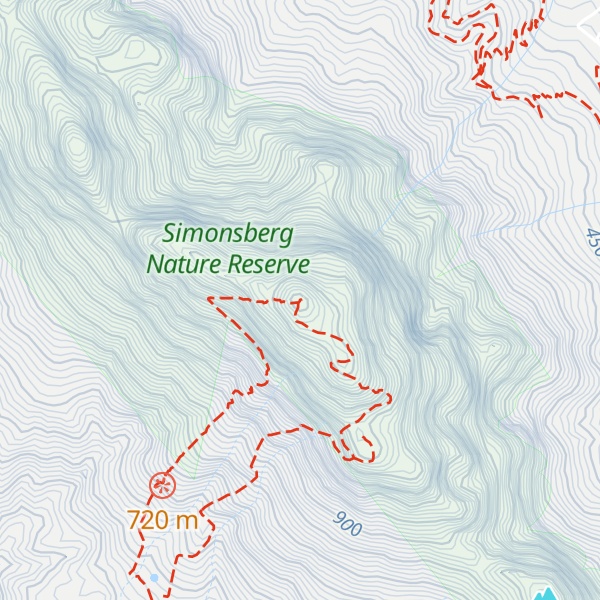 Map of Simonsberg