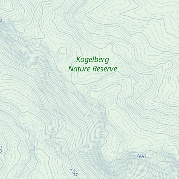 Map of Dwarsrivierberg