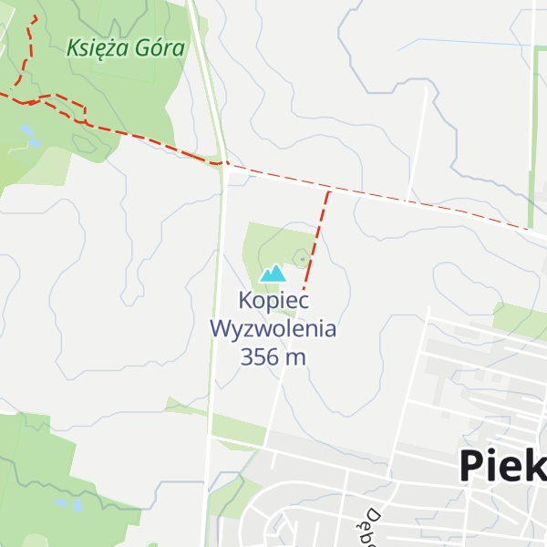 Map of Kopiec Wyzwolenia