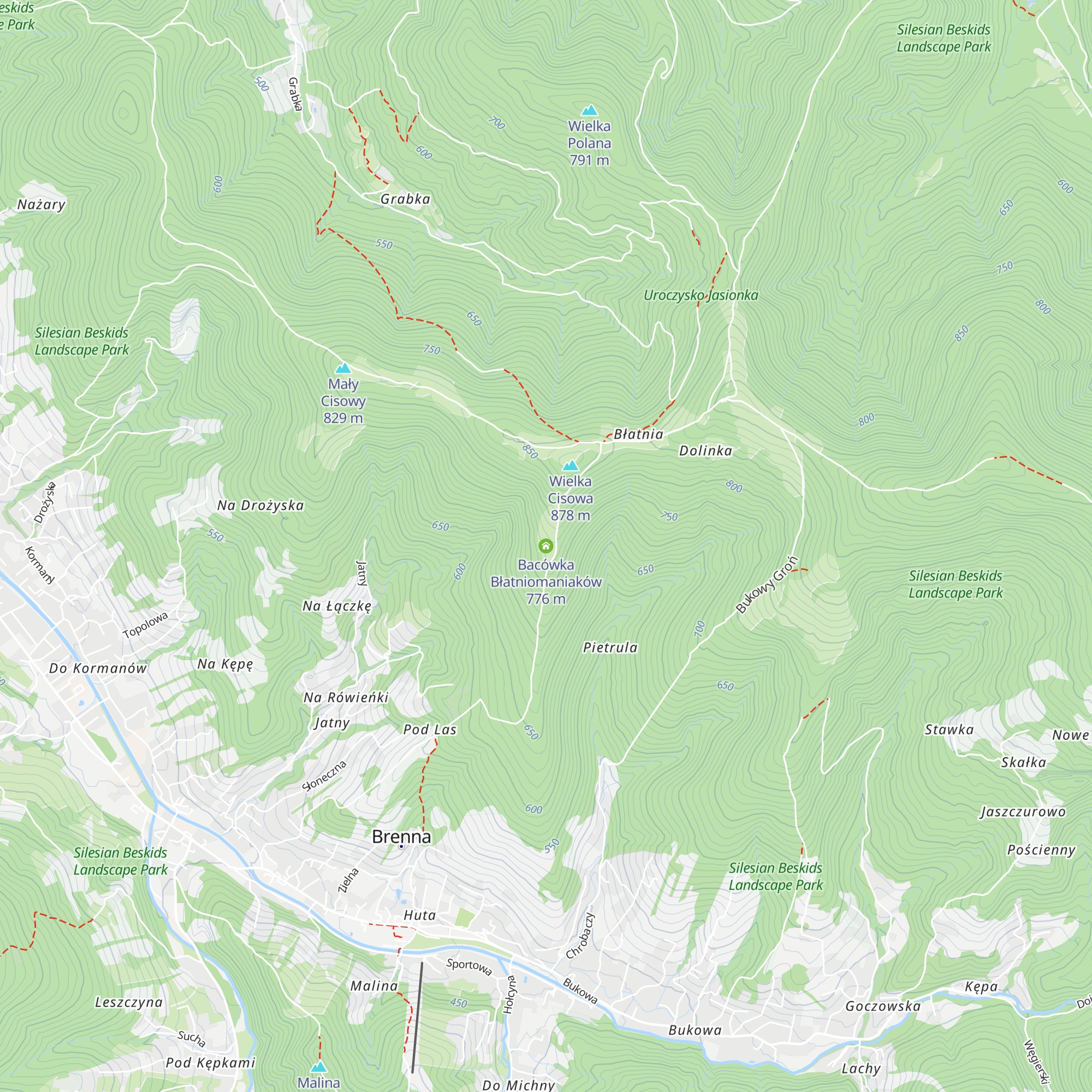 Bacówka Błatniomaniaków map
